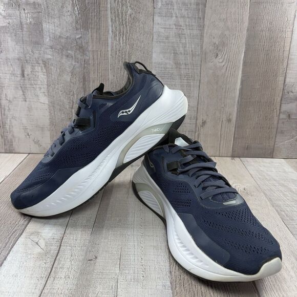 Saucony Ride 15 Women's Size 7.5 Running Shoes Athletic Sneakers Navy Blue - Picture 2 of 16